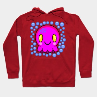 Pink Octopus Hoodie